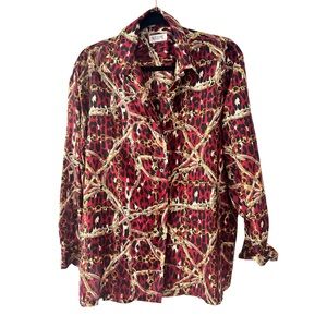 Selene Silk Printed Blouse